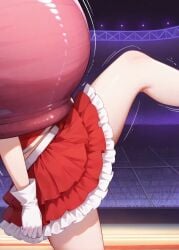absorbing ai_generated athena_asamiya cell_(dragon_ball) dragon_ball_z king_of_fighters snk tail the_king_of_fighters vore