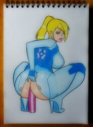 samus aran from metroid by mr-blue