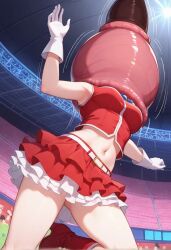 absorbing ai_generated athena_asamiya cell_(dragon_ball) dragon_ball_z king_of_fighters snk tail the_king_of_fighters vore