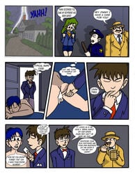 comic detective_conan inspector_megure shinichi_kudo tagme yaoi