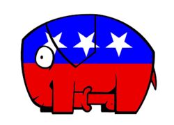 elephant male_only mascot politics republican