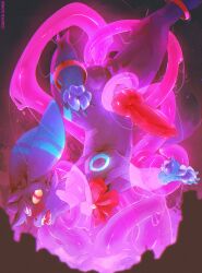 absurd_res animal_genitalia animal_penis anthro black_body black_fur canine_genitalia canine_penis catto_(artist) claws eeveelution erection feet fur generation_2_pokemon genitals hi_res knot male nintendo pawpads paws penetration penis pinned pokemon pokemon_(species) restrained restrained_by_tentacles sex solo spread_legs spreading tail tentacle_penetration tentacle_sex tentacles umbreon