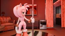 3d 3d_(artwork) amy_rose anthro big_ass blender club furry furry_female furry_only hedgehog hedgehog_girl korby32_(artits) nude nude_female sega sonic_(series) sonic_the_hedgehog_(series) striptease