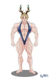 abs biceps blonde_hair breasts female hair matl muscles muscular muscular_arms muscular_female muscular_legs muscular_thighs pecs