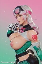ai_generated alisai752 armpits arms_up big_ass big_breasts big_butt black_cat_(marvel) black_cat_(marvel_rivals) black_cat_(wild_card) felicia_hardy female female_only huge_ass huge_breasts huge_butt marvel marvel_rivals