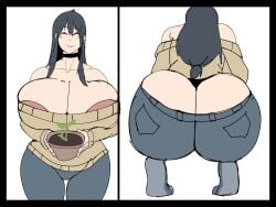 1girls areolae_visible_through_clothing ass ass_crack big_areola big_breasts breasts bubble_ass bubble_butt crouching dat_ass dumptruck_ass enormous_ass enormous_breasts fat_ass female female_only giant_ass giant_breasts gigantic_ass gigantic_breasts ginormous_breasts hourglass_figure huge_areolae huge_ass huge_breasts hyper_breasts large_ass large_breasts massive_breasts seder_(shinhyunxi) shinhyunxi tomboy voluptuous voluptuous_female