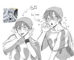 alien_stage blowjob_face blowjob_gesture gay teasing teasing_viewer till_(alien_stage) twink yaoi