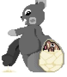 buneary cimche cock_vore duo female feral generation_3_pokemon generation_4_pokemon genitals low_res male male/female minun nintendo penile penis pokemon pokemon_(species) vore