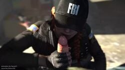 1boy 1girls 3d animated ash_(rainbow_six) braid braided_hair cap duo edit erection fatcat17 fellatio female ginger glove handjob male male/female nexus763 oral penis penis_kiss pov rainbow_six rainbow_six_siege red_hair redhead sound sound_edit source_filmmaker straight stroking_penis sucking_penis sucking_tip tom_clancy video