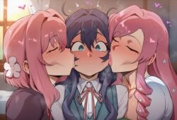 ai_art ai_generated blizzie_ai hanazono_hahari hanazono_hakari kimi_no_koto_ga_dai_dai_dai_dai_daisuki_na_100-nin_no_kanojo yoshimoto_shizuka