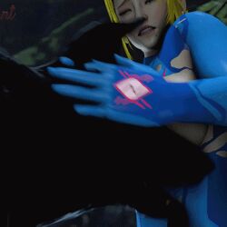 3d_animation animated animated_gif big_ass big_breasts bouncing_on_cock cowgirl_position dog licking_breast metroid samus_aran sex sumthindifrnt sumthingextra69