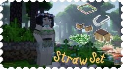 almost_naked big_breasts fba fba_project gearheartful huge_breasts ingame jungle jungle_girl minecraft mod mojang showcase_outfit thick_thighs vines