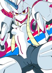 cameltoe darling_in_the_franxx legs legs_open looking_at_viewer spread_legs strelizia