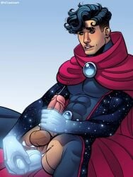 billy_kaplan black_hair brown_eyes magic magic_hands magic_penis magic_user marvel marvel_comics pullaskiart solo wiccan young_avengers