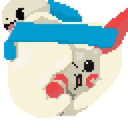 1:1 alpha_channel anal anal_vore anthro cimche duo female generation_3_pokemon low_res male male/female minun nintendo plusle pokemon pokemon_(species) vore