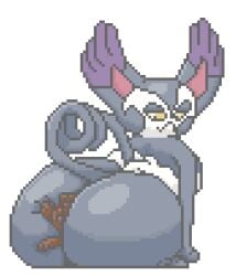 anal anal_vore buneary cimche female feral generation_4_pokemon group group_vore low_res nintendo pokemon pokemon_(species) purugly vore