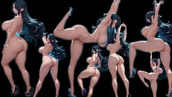 1girl ai_generated areola_slip armpits arms_up azuma_fubuki bangs bare_shoulders between_breasts bikini bikini_aside bikini_pull black_hair blue_bikini blue_bikini_only blue_bikini_top blush breasts cameltoe chained_soldier cleavage closed_eyes closed_mouth collarbone covered_nipples dance_floor dancer dancer_girl dancewear dancing erection french_kiss grabbing_own_breast hair_over_one_eye hair_ribbon half_updo hetero hi_res high_heels high_quality high_resolution huge_breasts k kiraamane kiss large_breasts long_hair looking_at_viewer mato_seihei_no_slave micro_bikini navel nipples open_mouth patreon penis pussy ribbon sandals seductive sexy sitting skindentation slingshot_swimsuit solo spread_legs squatting strip stripes striptease sweat swimsuit testicles thighs tile_floor tongue umbrella uncensored very_long_hair watermark yellow_eyes