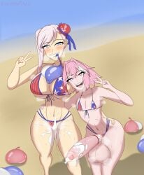 after_sex astolfo_(fate) astolfo_(fate/apocrypha) balls bigger_female breasts cheating condom condom_balloon condom_breaks condom_filling condom_in_mouth condom_wrapper cucked_by_femboy cuckold cum cum_in_condom cum_in_mouth cum_in_pussy cum_inside cum_leaking cum_leaking_out_of_pussy cum_on_breasts cum_on_face cute cute_male duo fate/grand_order fate_(series) female femboy femboy/female femboy_on_female femboy_with_female huge_ass huge_balls huge_breasts huge_cock kawaiiredpandas male mature miyamoto_musashi_(fate) miyamoto_musashi_(swimsuit_berserker) netorare ntr peace_sign penis pink_hair pussy small_but_hung