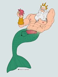 king triton from disney by roker feller