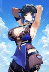 liyue girls from genshin impact by innix