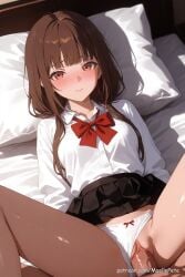 1boy 1girls ai_generated armpits ass bed bedroom bedroom_eyes belly_buton blush blushing breasts enjoying female flat_belly human iino_miko kaguya-sama_wa_kokurasetai_~tensai-tachi_no_renai_zunousen~ legs_apart long_hair lying lying_on_back lying_on_bed maellepetite male male_pov medium_breasts missionary missionary_position naked nipples nude nude_female oil oiled oiled_body oiled_skin open_legs open_mouth panties_aside penis penis_in_pussy petite petite_body petite_female pillow pose pov pussy school_uniform schoolgirl sex shiny_skin skinny slim slim_waist small_breasts smaller_female spread_legs tits uncensored vagina vaginal_penetration vaginal_sex young younger_female