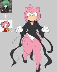 amy rose from one-punch man by wizbird