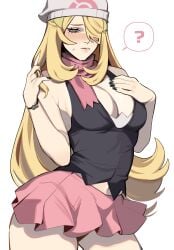 cynthia (pokemon) from nintendo by porqueloin