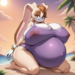 vanilla the rabbit from sonic (series) by fifun83