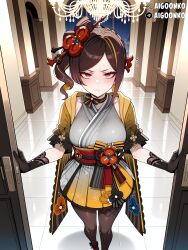 chiori (genshin impact) from genshin impact by aigoonko