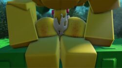 1boy 1girls 3d anal_sex animated cum different_angle jhavu(oc) kinlyrr lying_down mavu(oc) on_top outdoors roblox robloxian sound tagme video