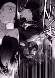 beelzebub blasphemy fly gigantic_fly insectophilia insects jutai_tsuge_haji nun sinning smomo_(artist)