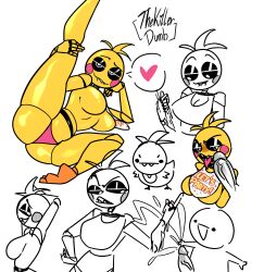 toy chica (fnaf) from five nights at freddy's by thekillerdumb