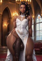 1femboy ai_generated ambush_(trap) balls black_penis boosty boosty_username bride dark-skinned_femboy dark-skinned_male dark_male_only dark_skin femboy futornyx girly hi_res high_resolution highres huge_balls huge_cock hyper hyper_balls hyper_penis hyper_thighs indoors large_testicles male penis sissy solo solo_male trap twitter_username veiny_penis wedding_dress wide_hips