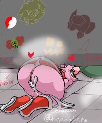 alien amy_rose anus bathroom big_ass big_balls big_thighs clovedex_(artist) commission crossover female femboy fingering friday_night_funkin girlfriend_(friday_night_funkin) gloves hedgehog_girl masturbation panties panties_around_leg pussy sega sonic_(series) sonic_the_hedgehog sonic_the_hedgehog_(series) spying watching_sex