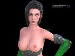 , 3d_(artwork) breasts breasts breasts_out first_decendant freyna_(the_first_descendant) the_first_descendant