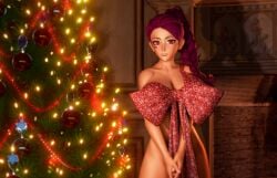 christmas christmas_outfit christmas_tree fire_emblem fire_emblem:_three_houses honey_select petra_macneary river_rock