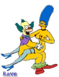 animated cheating cheating_female cheating_wife krusty_the_clown marge_simpson straight straight_sex the_simpsons