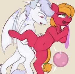 big_macareina_(mlp) big_macintosh_(mlp) dragon equine fan_character female friendship_is_magic horse impregnation male mammal marsminer my_little_pony open_mouth ovum pony sperm_cell straight vaginal_penetration