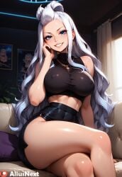 1girls ai_generated aliusnext big_breasts blue_eyes curvy fairy_tail female high_quality high_resolution highres legs light-skinned_female long_hair mature_female mirajane_strauss mommy pale_skin patreon tagme white_hair