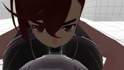 ayase_momo bathroom black_penis dandadan female vrchat vrchat_avatar