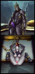 big_penis bondage bukkake cum excalibur_(warframe) excalibur_umbra_(warframe) frevilisk nova_(warframe) pussy rape warframe