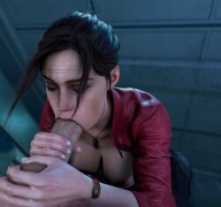 blowjob claire_redfield huge_penis resident_evil tagme