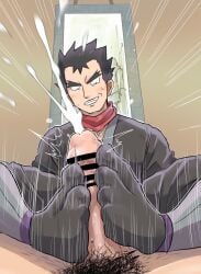 ejaculation foot_fetish foot_play footjob gay gay_sex hairy hairy_male homosexual huge_cock koga koga_(pokemon) large_penis male masturbation ninja pokemon sawa-da sock sock_fetish sock_on_penis socks tabi tabi_socks yaoi