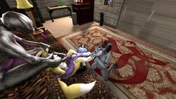 3d argonian club dickgirl digimon draenei female intersex paw_fetish renamon sitting the_elder_scrolls world_of_warcraft