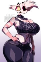 angel_dust_(hazbin_hotel) big_breasts big_thighs breasts breasts_bigger_than_head breasts_out busty curvaceous curvy curvy_body curvy_figure curvy_hips enormous_breasts fleshpie669 gigantic_breasts hazbin_hotel huge_breasts huge_thighs large_breasts massive_breasts massive_thighs thick_legs thick_thighs thunder_thighs thunderthighs tits_bigger_than_head wide_hips wide_thighs