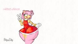 1boy 1girls amy_rose animated anus ass balls big64800 cum cum_in_pussy cum_inside dress fat_ass female furry hetero huge_ass instant_loss_2koma male mating_press penis sex shorter_than_30_seconds sonic_(series) sonic_the_hedgehog sonic_the_hedgehog_(series) sound tagme teasing vaginal_penetration vaginal_sex video wide_hips