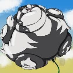 balloon fat furry inflation male obstagoon outside pokemon pokemon_(species)