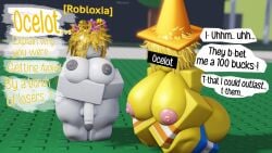 1futa 1girls censored_eyes original_character roblox robloxian tagme