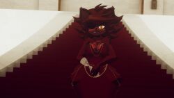 cally3d cryptiacurves fazclaire's_nightclub fexa fexa_(cally3d) fexa_(cryptia) fexa_(cryptiacurves) five_nights_at_freddy's foxy_(cally3d) foxy_(fnaf) fredina's_nightclub modakawa_dress solo vrchat