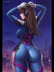 1_minute_long 1girls 2d 3:4 activision adjusting_hair alternate_version_available animated arms_up asian asian_female ass back_turn back_view big_ass big_breasts blizzard_entertainment bottomless bottomless_female bra city cityscape d.va dat_ass face_markings fat_ass female female_only flowerxl fully_clothed hana_song huge_ass korean korean_female longer_than_one_minute markings mp4 no_panties no_sound overwatch panties_removed pillarbox pink_markings round_ass slideshow solo solo_female stockings tagme thick_thighs thong_removed tight_clothes vertical_video video white_bra